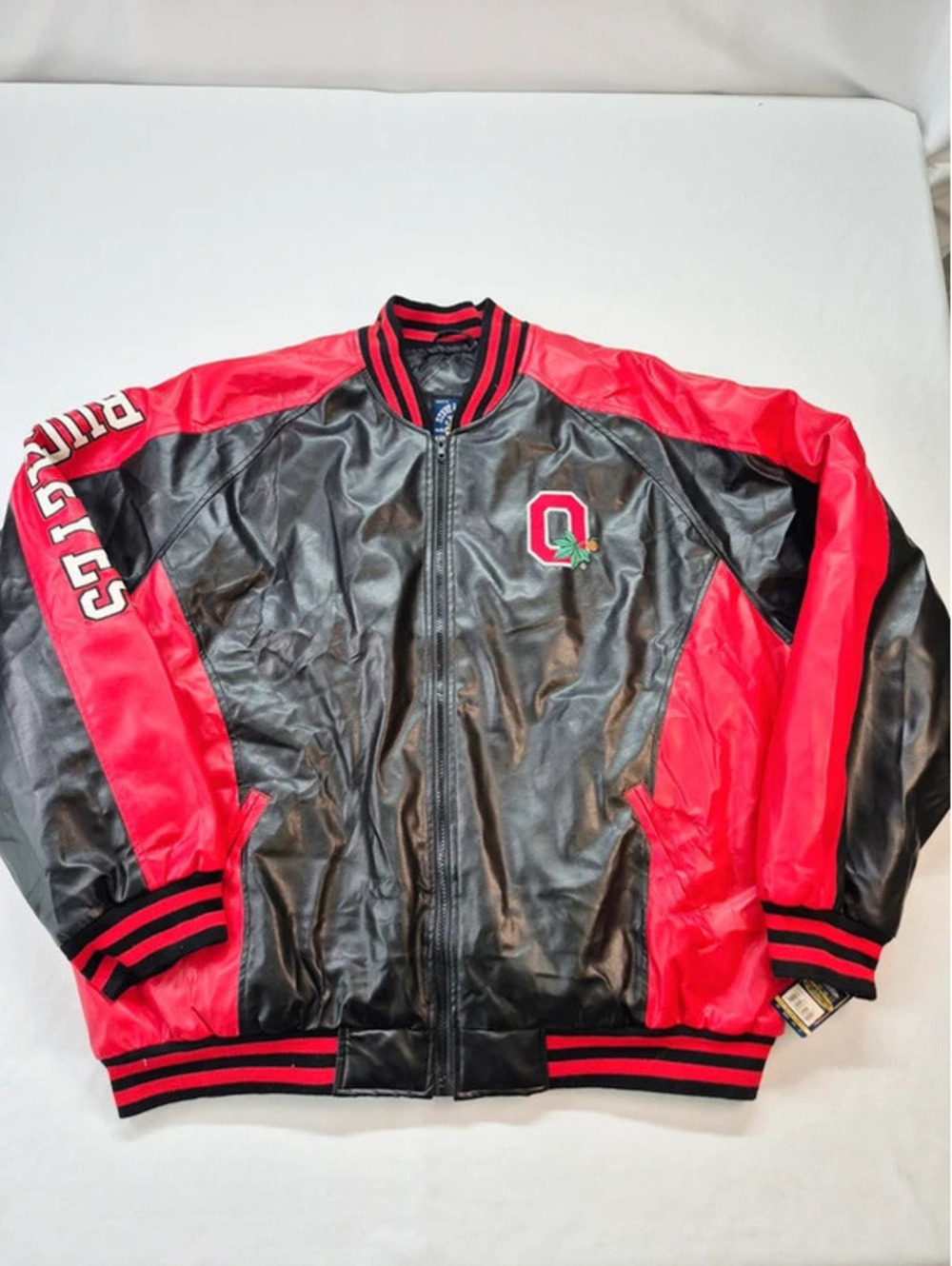 Steve & Barry's Mens 2XL College Varsity Black Jacket Ohio State Buckeyes NWT